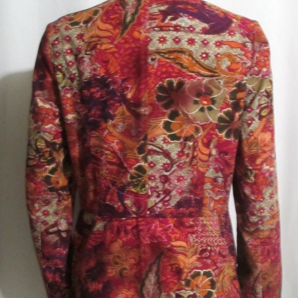 NEW Ladies COLDWATER CREEK Floral Denim Jacket S - Picture 7 of 7